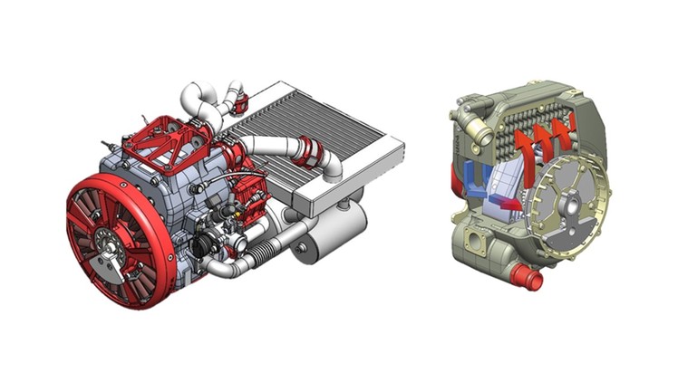 Additive Manufacturing significantly lowers weight of rotary aero engine