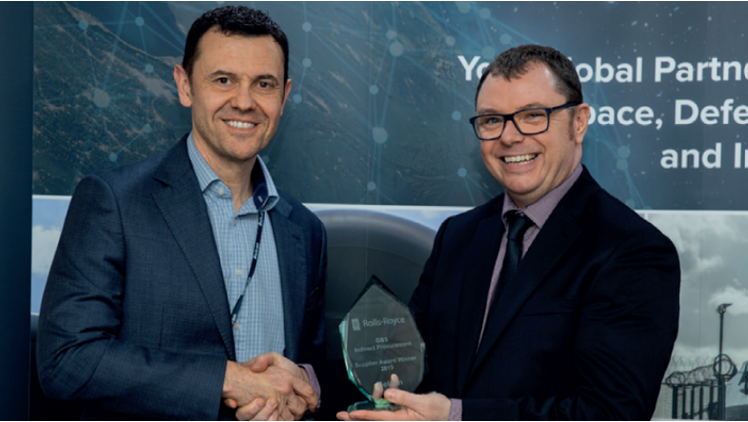 Belcan receives 2019 Rolls-Royce GBS Procurement Supplier of the Year Award