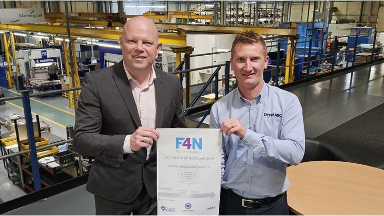 Dynamic Aerospace Fabrications Ltd granted Fit for Nuclear status