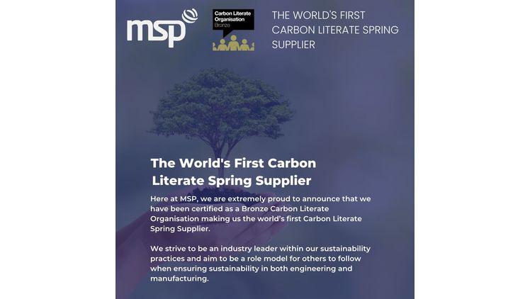 The World's First Carbon Literate Spring Supplier