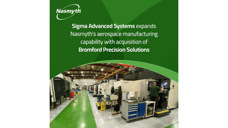 Nasmyth's Aerospace Manufacturing Capability expands with Acquisition of Bromford Precision Solutions