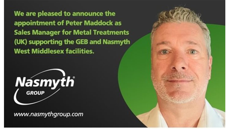 Nasmyth Group appoint new Sales Manager