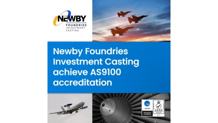 Newby Foundries Investment Casting Achieves AS9100 Accreditation 