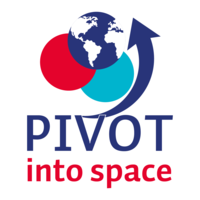 Pivot into Space Square Logo